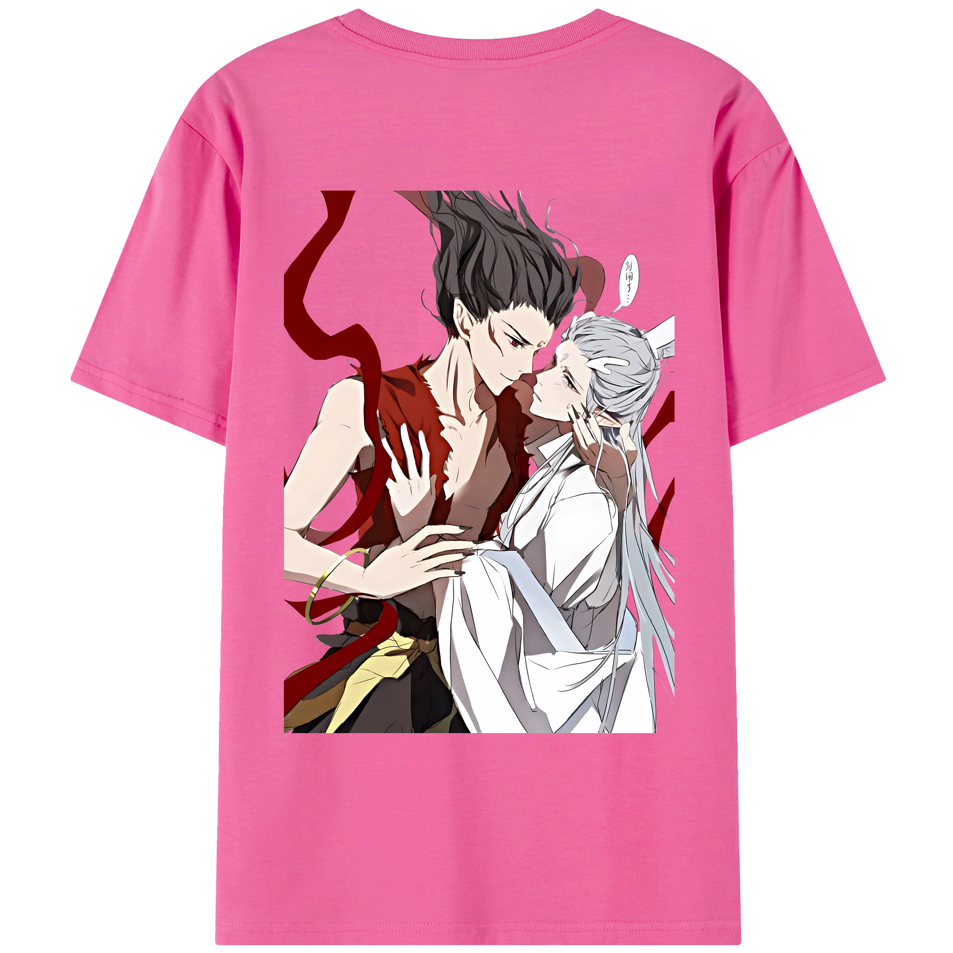 （画像用） Ne Zha 2 ナタ 魔童の大暴れ レディース半袖Tシャツ(バックプリント)